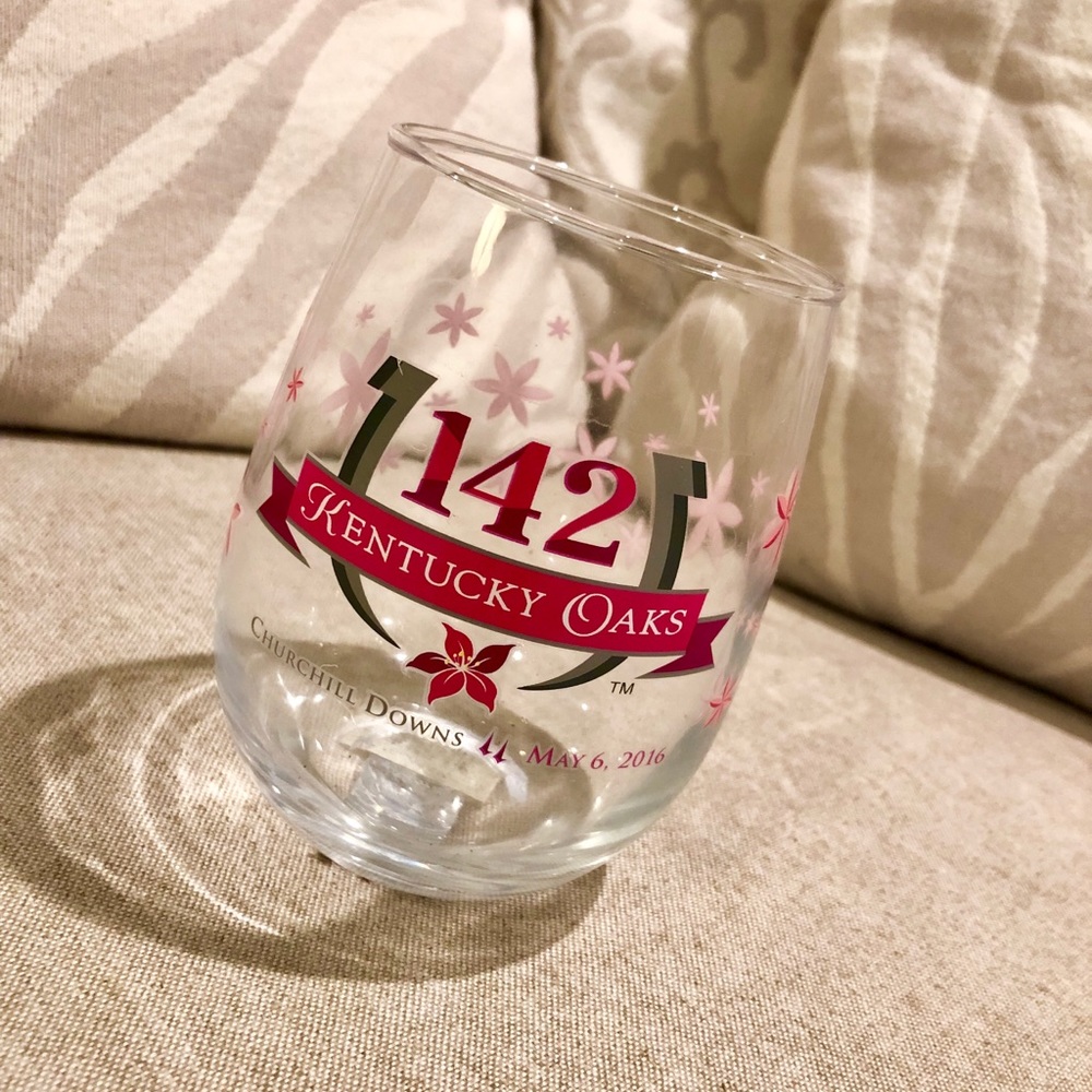 COPY - 142nd - Kentucky Derby stemless wine glass